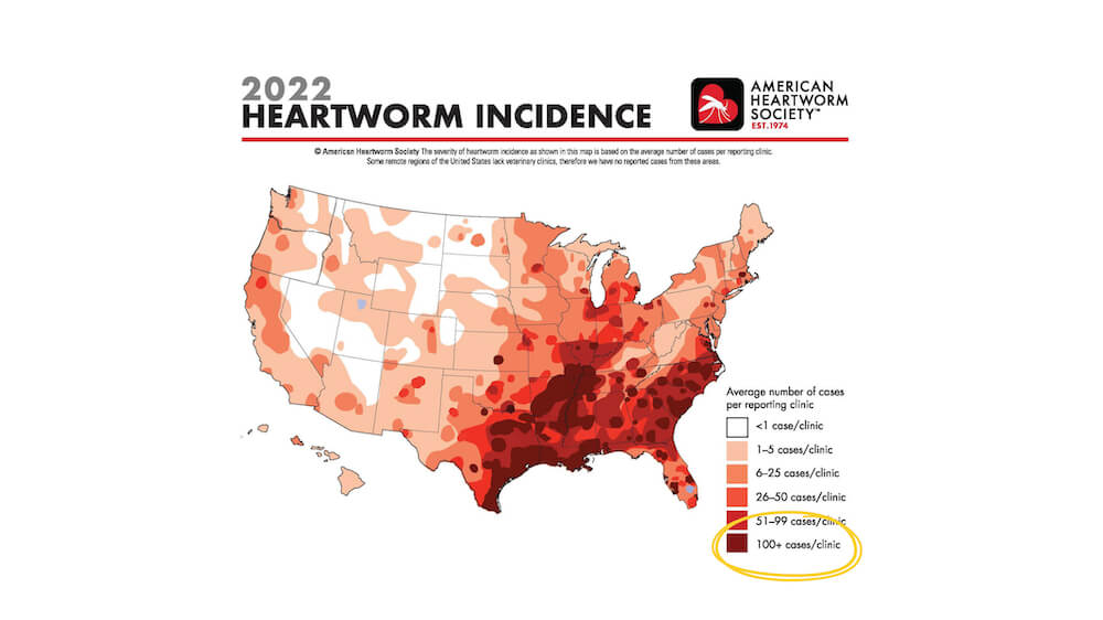 heartworm map